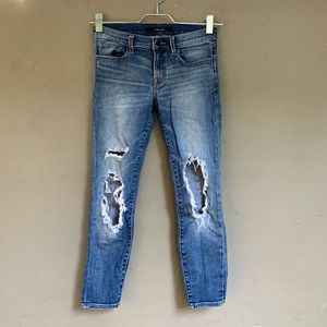 J Brand Ripped Denim Jeans